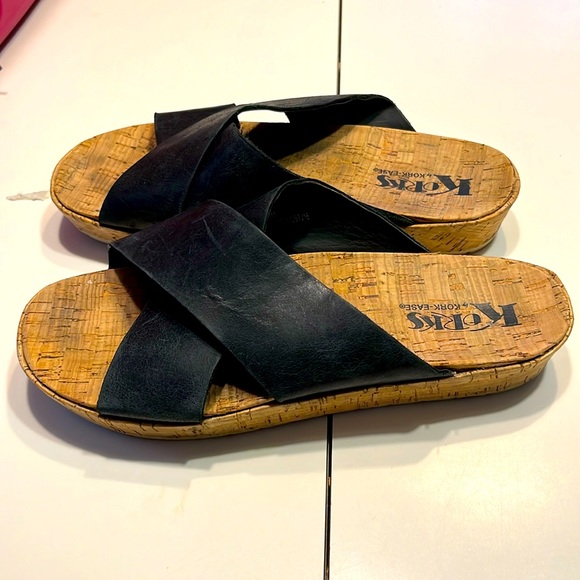 KorkEase Shoes Korks By Korkease Size 8 Womens Slide On Leather